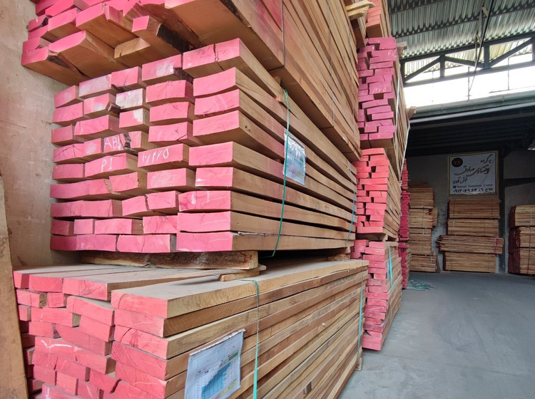 چوب راش گرجستان خشک کن رفته